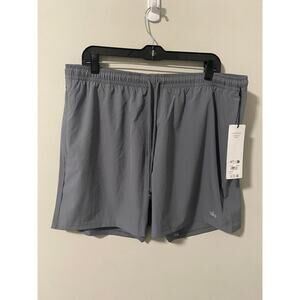 New Alo Yoga Men's 5" Circuit Shorts, Steel Grey Size XL